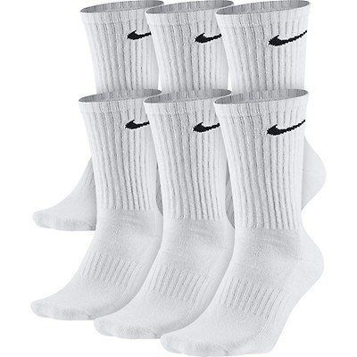 NIKE 6PPK EVERYDAY CUSHION CREW SOCK (SX7666-100) - S - (EUR 34-38) SX7666-100 фото
