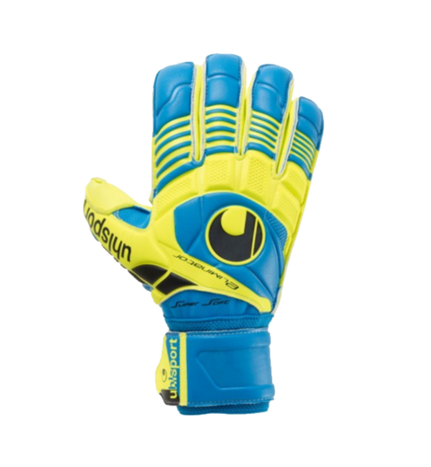 Вратарские перчатки UHLSPORT ELIMINATOR SUPERSOFT ROLLFINGER (100043801) - 9 (обхват ладони 24 cm) 100043801 фото